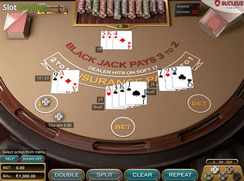 Single Deck Blackjack Nucleus Gaming Slot - Play Online