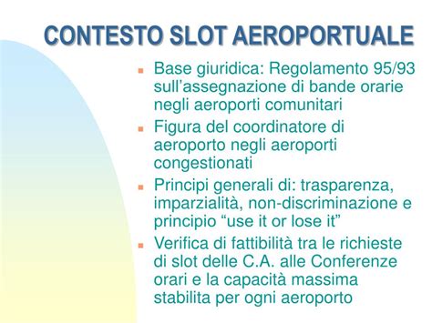 Slot Aeroportuale