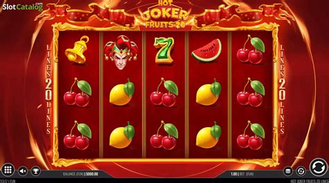 Slot Hot Joker Fruits 20