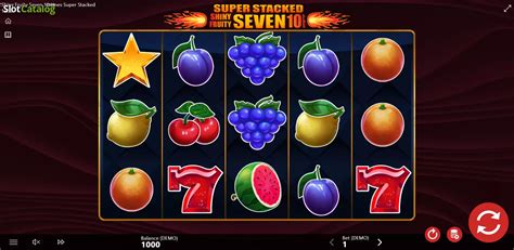 Slot Shiny Fruits Seven 10 Lines Super Stacked
