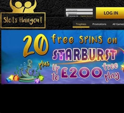 Slots Hangout Casino Login