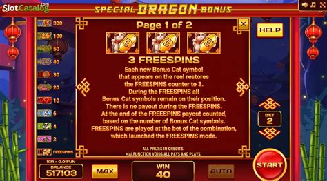 Special Dragon Bonus 3x3 Bodog