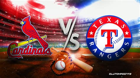 St. Louis Cardinals vs Texas Rangers pronostico MLB