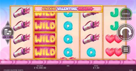Stacked Valentine Hearts 888 Casino