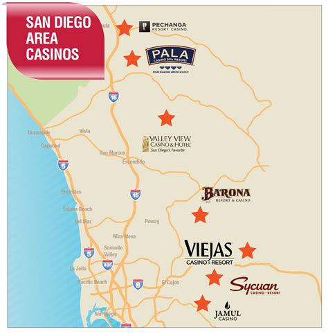 Sul Da California Casinos Mapa