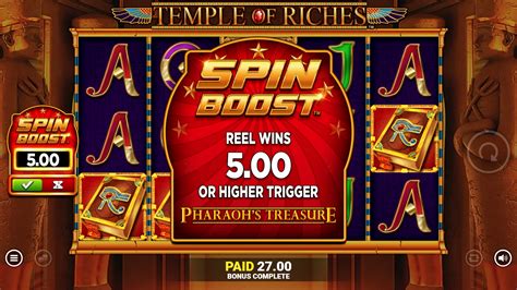 Temple Of Riches Spin Boost Blaze