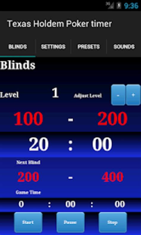 Texas Holdem Poker Timer Download