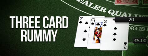 Three Card Rummy Pokerstars