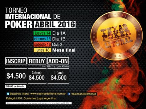 Torneo De Poker De Casino Litoral Corrientes