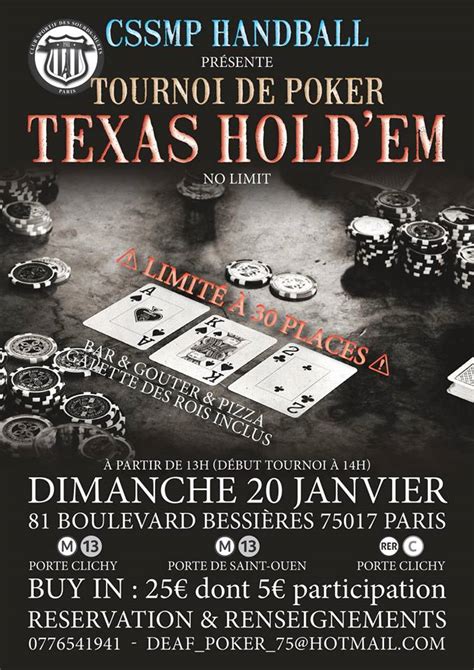 Tournoi De Poker De Casino De Paris