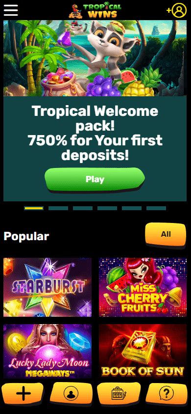 Tropical Wins Casino Bonus