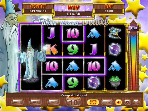 White Wizard Deluxe Slot - Play Online