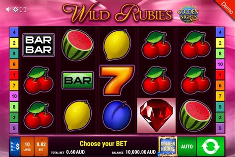 Wild Rubies Golden Nights Bonus Slot - Play Online