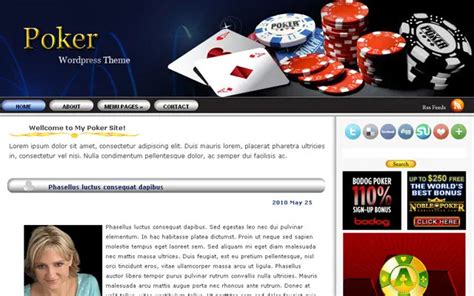 Wordpress Poker Affiliate Theme