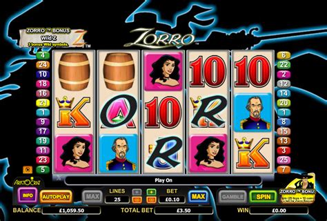 Zorro Slots Online Gratis